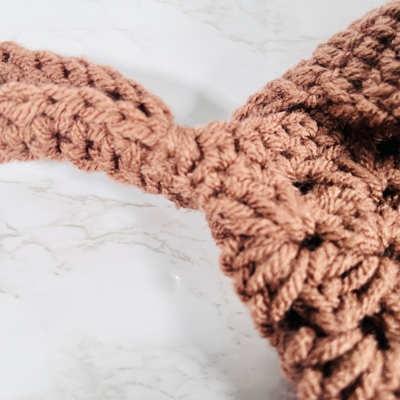 Brown Crochet Wristlet - Picture 9 of 11